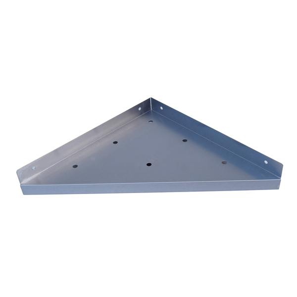 Omnimed SS Corner Mounted Shelving (1.75"HX10"Sides) 301000_B